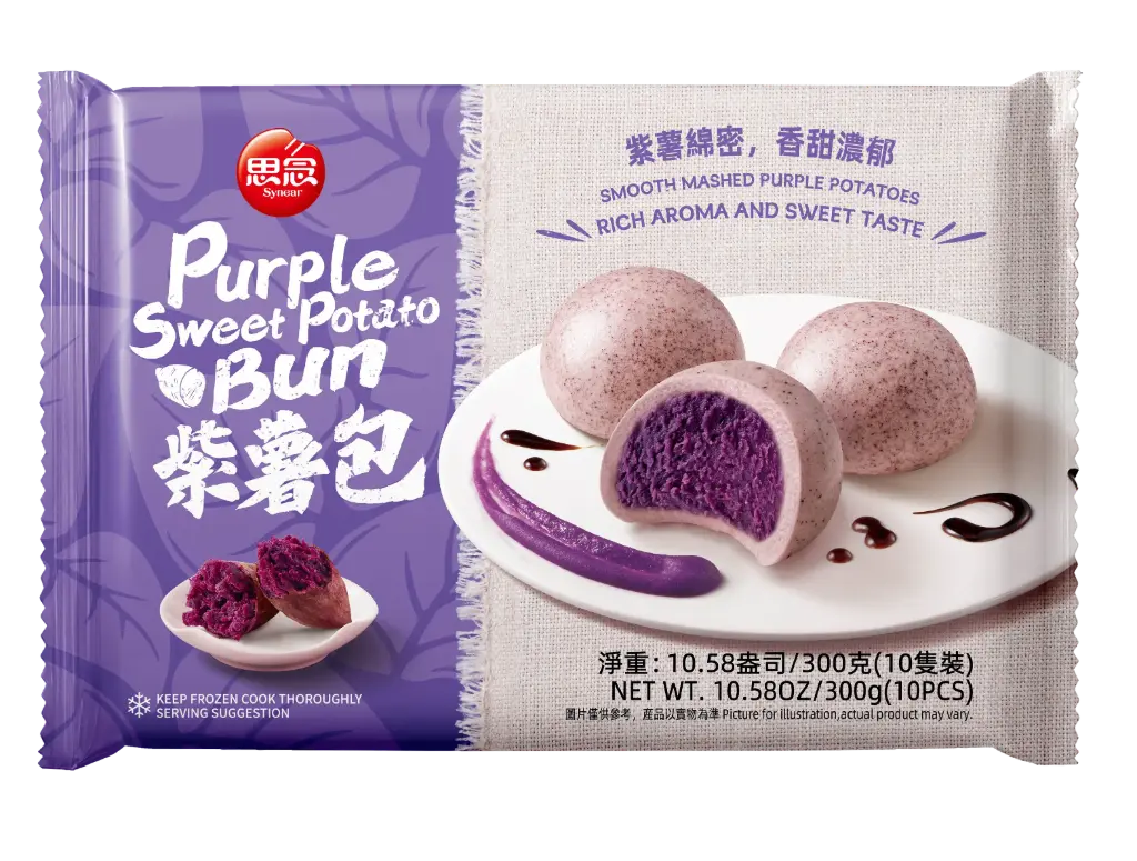 思念紫薯包 300g | SYNEAR PURPLE SWEET POTATO BUN  300g