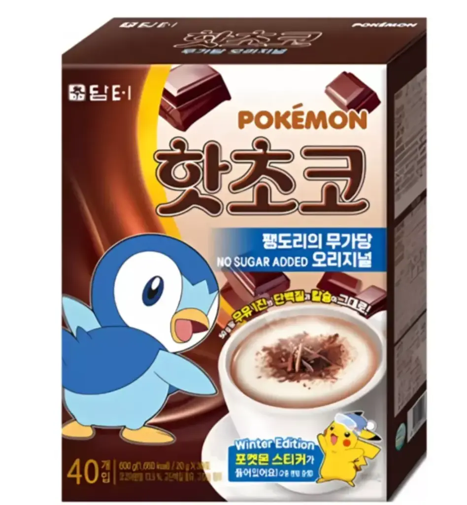 Damtuh Pokémon Zero Sugar Hot Chocolate 200g | 无糖热巧克力 200g