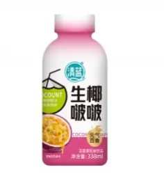 QL Kookos-sagojuoma, passionhedelmän maku 338ml | 生椰啵啵 百香果味 338ml