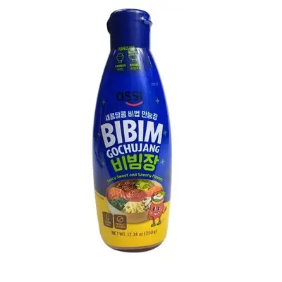 Assi Bibimbap Gochujang Hot Pepper Paste Korean Spicy Rice Sauce 350g | Assi 韩式拌饭苦椒酱 350g 
