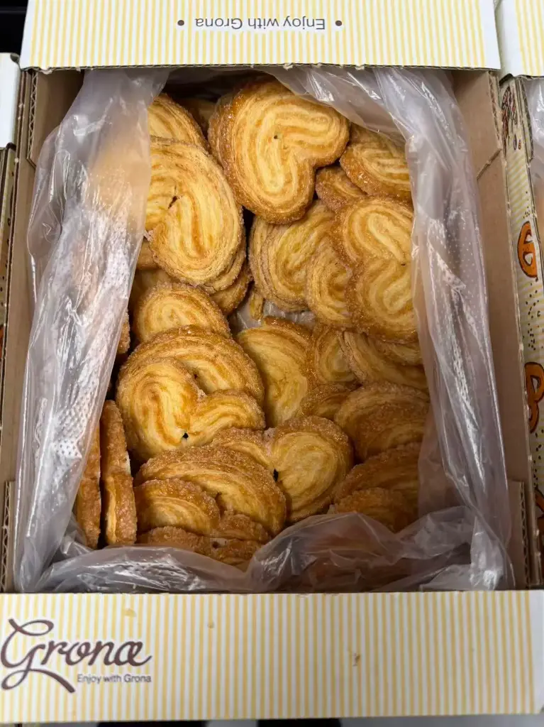 GRONUSHKY 蝴蝶酥 550g | GRONUSHKY Sugar-Coated Palmier Biscuits 550g