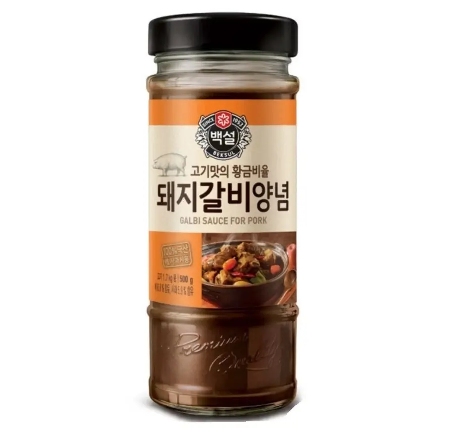  CJ  韩式猪肋排烧烤酱 500g |CJ HAECHANDLE Marinade for Pork Ribs (Galbi Sauce) 500 g