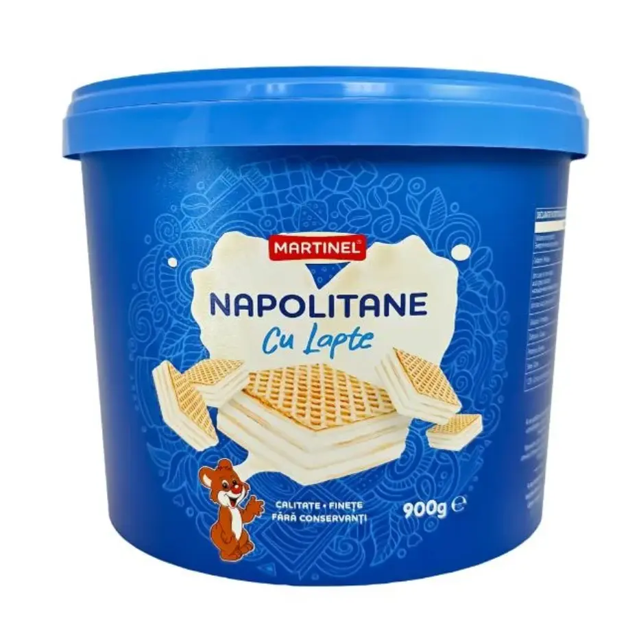 MARTINEL 威化饼干 牛奶味 900g | MARTINEL Wafer Biscuits Milk Flavor 900g