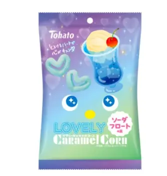 TOHATO Caramel Corn Soda Float Flavor 43g | TOHATO 焦糖玉米脆条 汽水冰淇淋味 43g