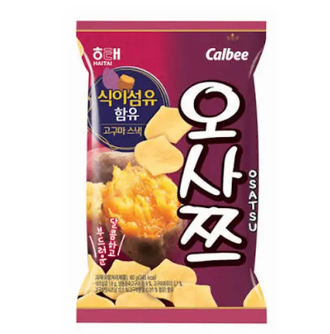 HAITAI Makeat bataattinaksut 60g | 红薯脆片 60g