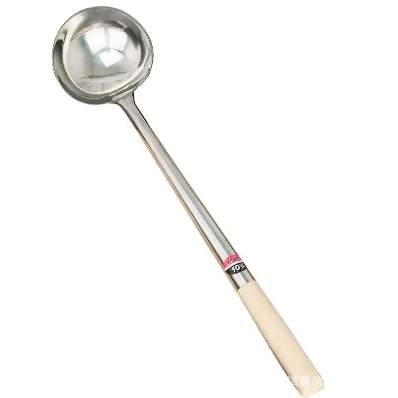 三号不锈钢长柄炒勺  12.5cm | No.3 Stainless Steel Ladle 12.5cm