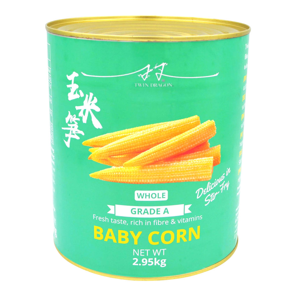 MH 玉米条 3000g*6 [箱] | MH Baby Corn Whole in Brine 3000g*6 [CTN]