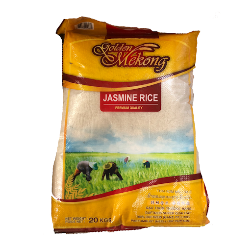 湄公河 泰国 茉莉花整米 20kg | Thai Jasmine Mekong Rice 20kg