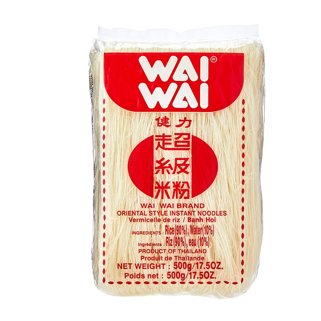 Wai Wai Oriental Style Rice Vermicelli 500g | Wai Wai 健力米粉 500g