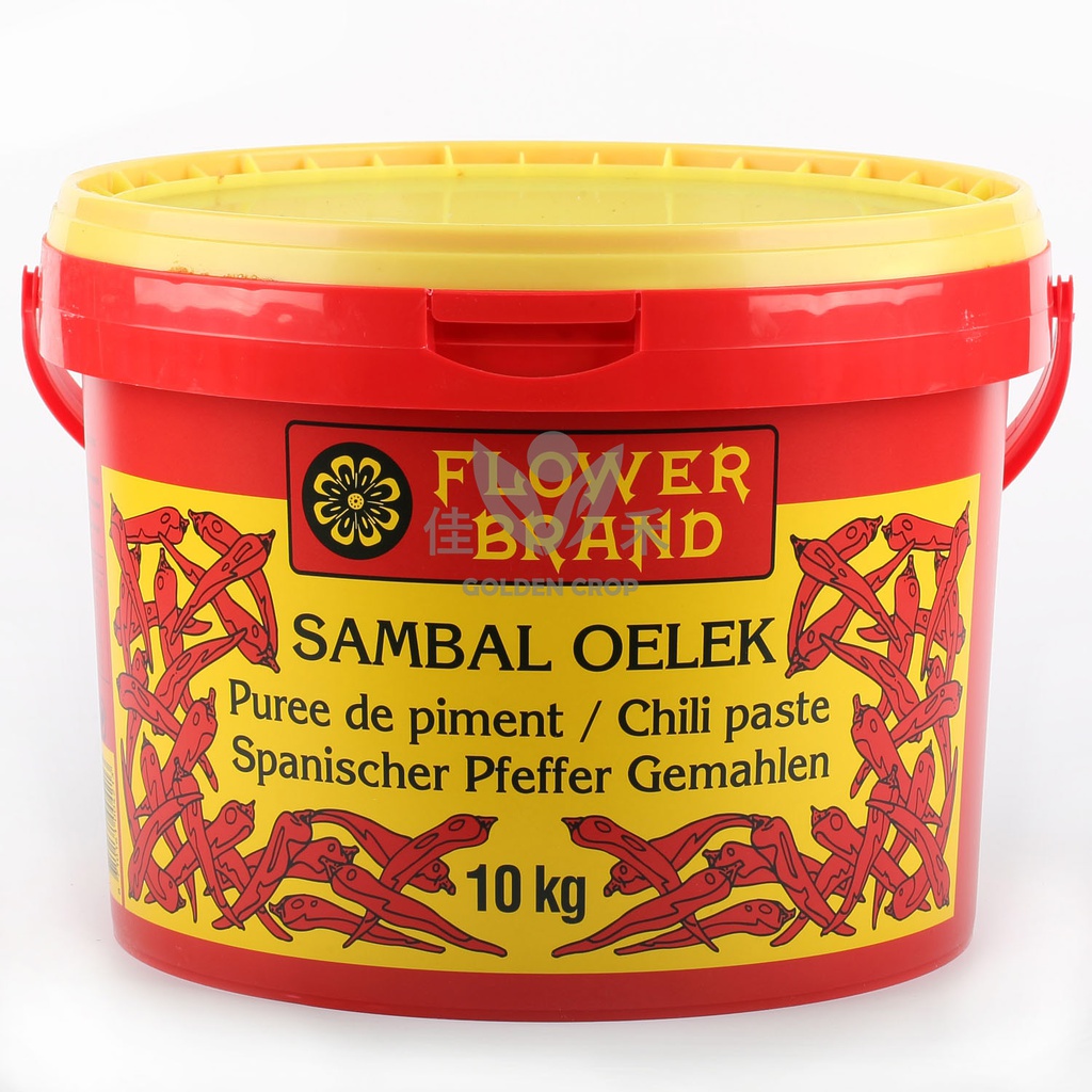Saamba Oelek Red 10kg | 红桶辣椒酱 10kg / 桶