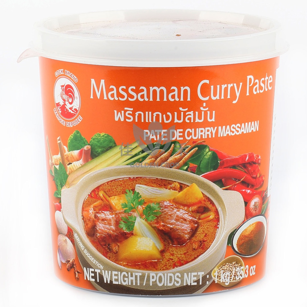 Massaman currytahna 1kg | 公鸡牌 咖喱酱 (Massaman) 1kg