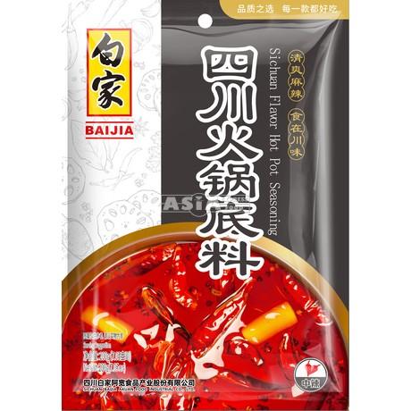 白家 四川火锅底料 200g | Baijia hot pot seasoning 200g