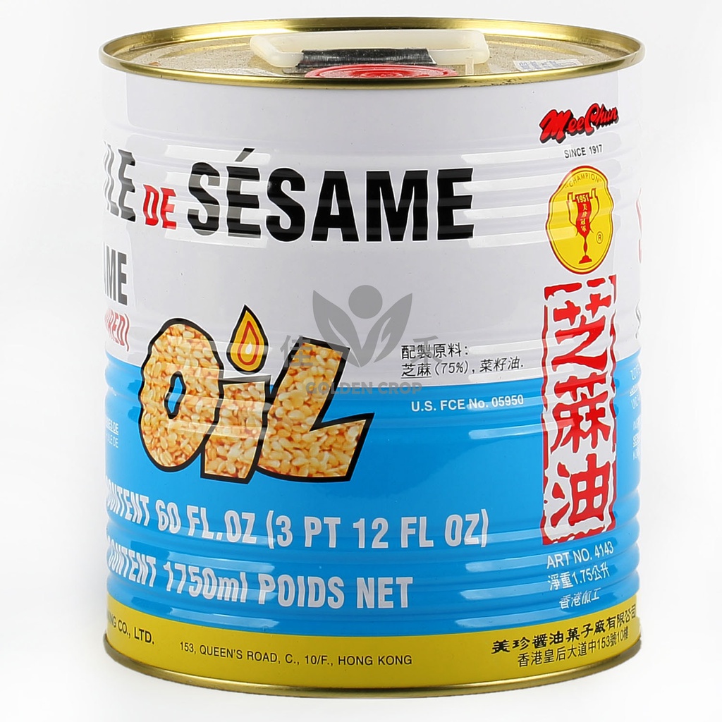 MC Sesame flavoured oil 1.75L | 美珍 芝麻油 1.75L