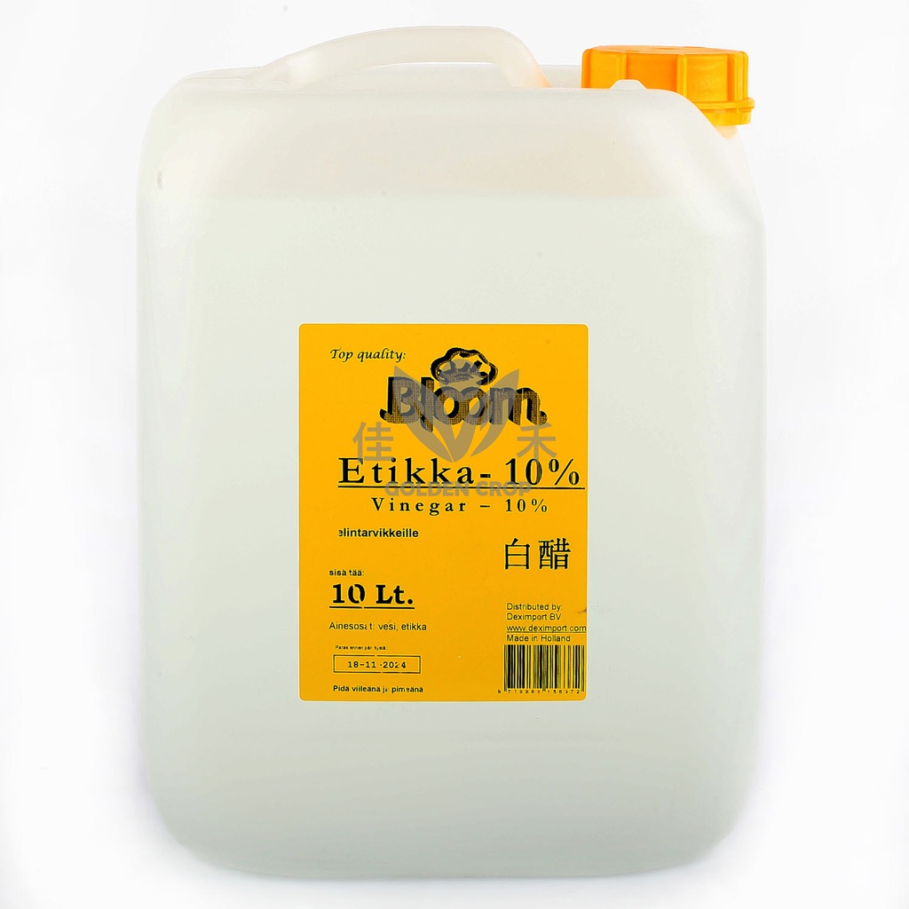 Table Vinegar 10% Acid 10L | 白醋 / 大桶