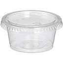 P2 50ml 辣椒油，酱油外卖盒(有盒有盖) 100Pcs/包| P2 50ml Soy Sauce Take Away Box (with lids&cup) 100sets | 