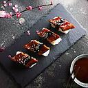 Black Stone Plate for Sushi 30*20cm | 寿司托盘 30*20cm