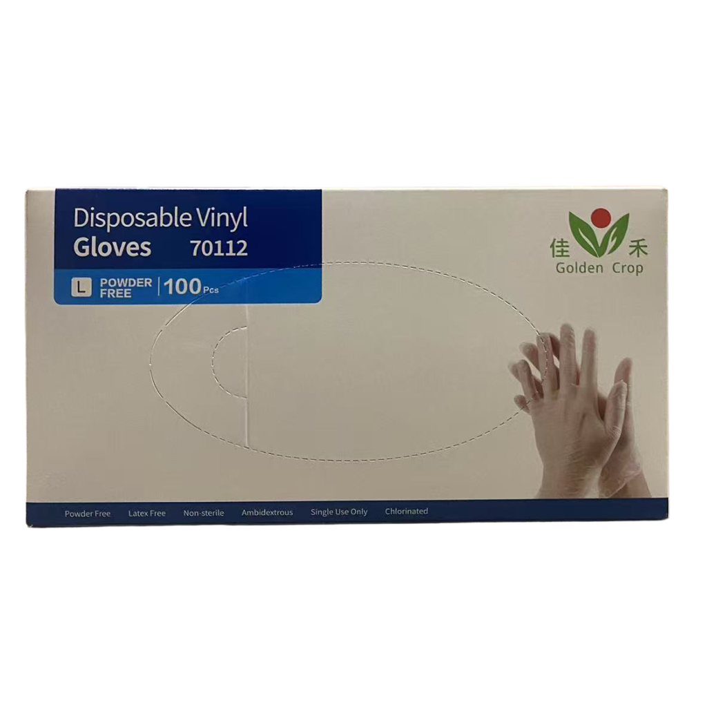 透明手套 / 盒 (L号) | Vinyl Glove L