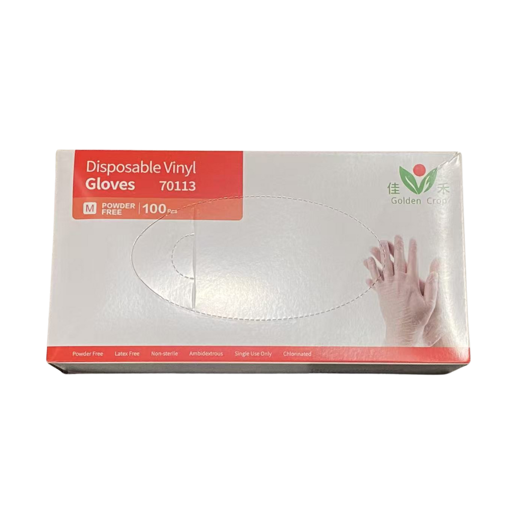 Vinyl Glove M | 透明手套 / 盒 (M号)