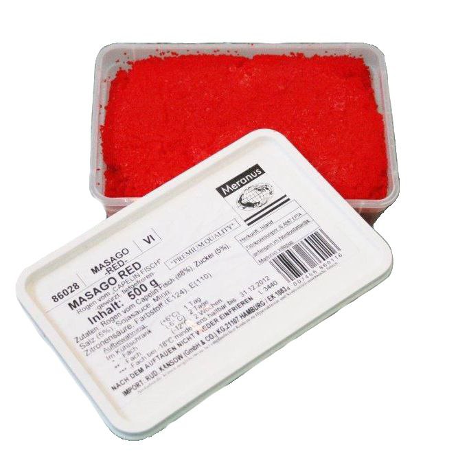 Masago Red 500g | 多春鱼子 (红) 证书 500g