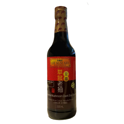 李锦记 草菇老抽 500ml | LKK Mushroom Flavoured Dark Soy Sauce 500ml
