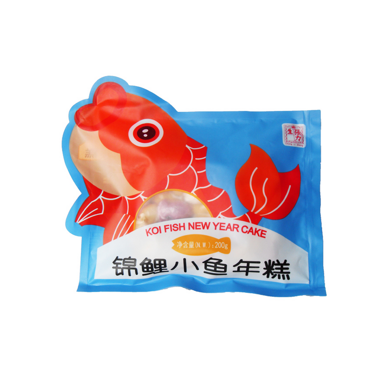 Kalan muotoinen riisikakku 200g | 张力生 锦鲤小鱼年糕 200g
