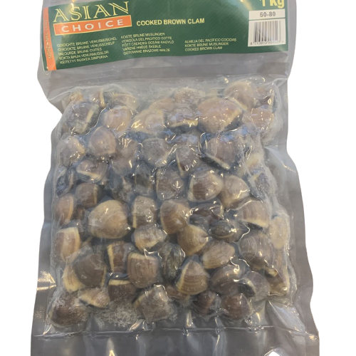 Asian Choice Brown Clams 60/80 1kg | 棕色 文蛤 1kg