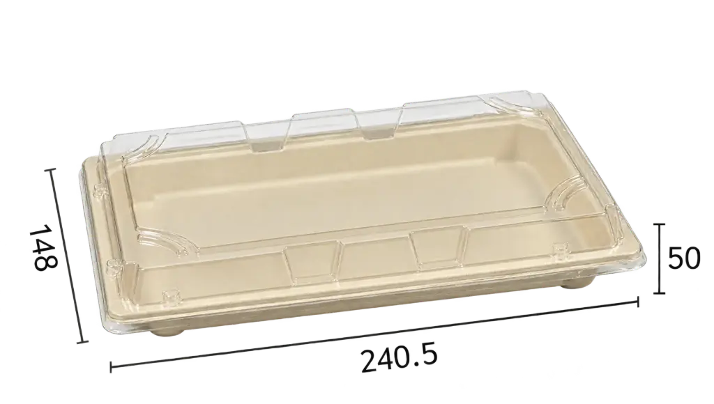 EHP-09 Recyclable Sushi Box (EG-2.0) 300sets/ctn | EHP-09 环保寿司外卖盒 (EG-2.0) 300套/箱