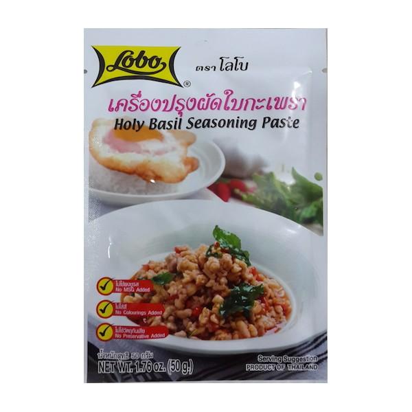 泰国 LOBO 香叶酱 50g | LOBO Holy Basil Seasoning Paste 50g