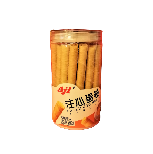 Aji 蛋卷 咸蛋黄味 200g | Aji Egg Rolls Salted Egg Flavour 200g