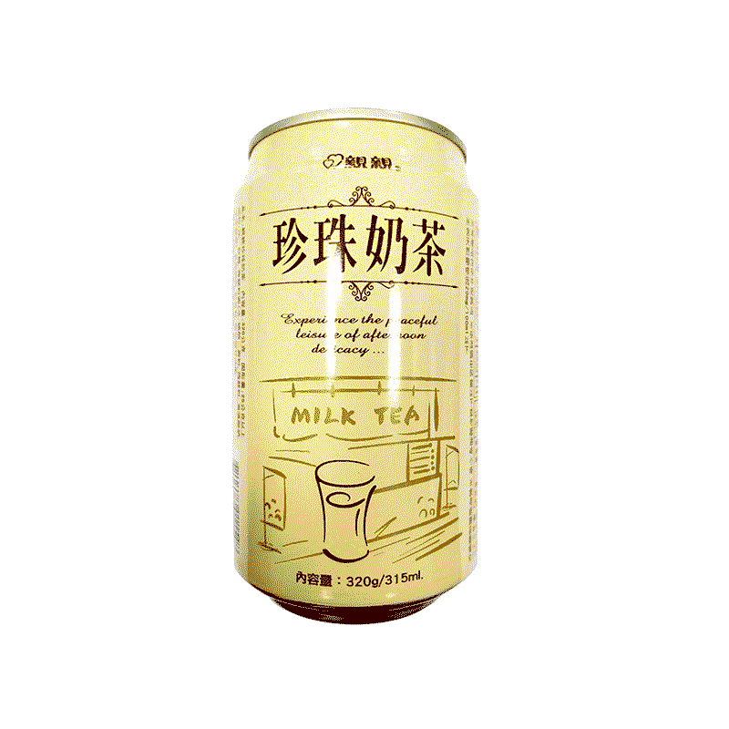 台湾 亲亲 珍珠奶茶 315ml | TW QQ Canned Pearl Milk Tea 315ml