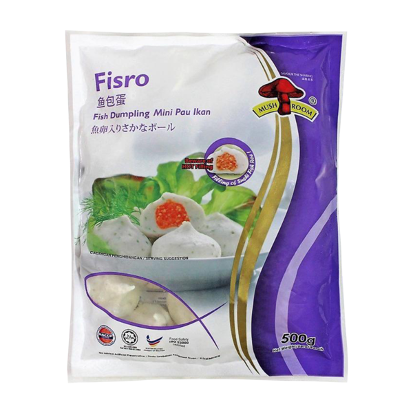Mushroom Brand Fisro Fish Roe Dumpling Mini Pau Ikan 500g | 香菇牌 鱼包蛋 500g