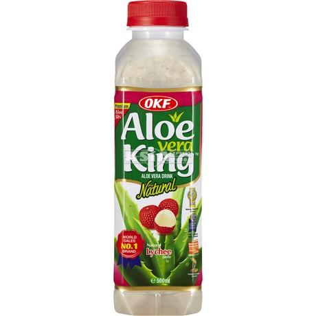 OKF Aloe Vera -juoma, litsin maku 500ml | 荔枝饮料 500ml