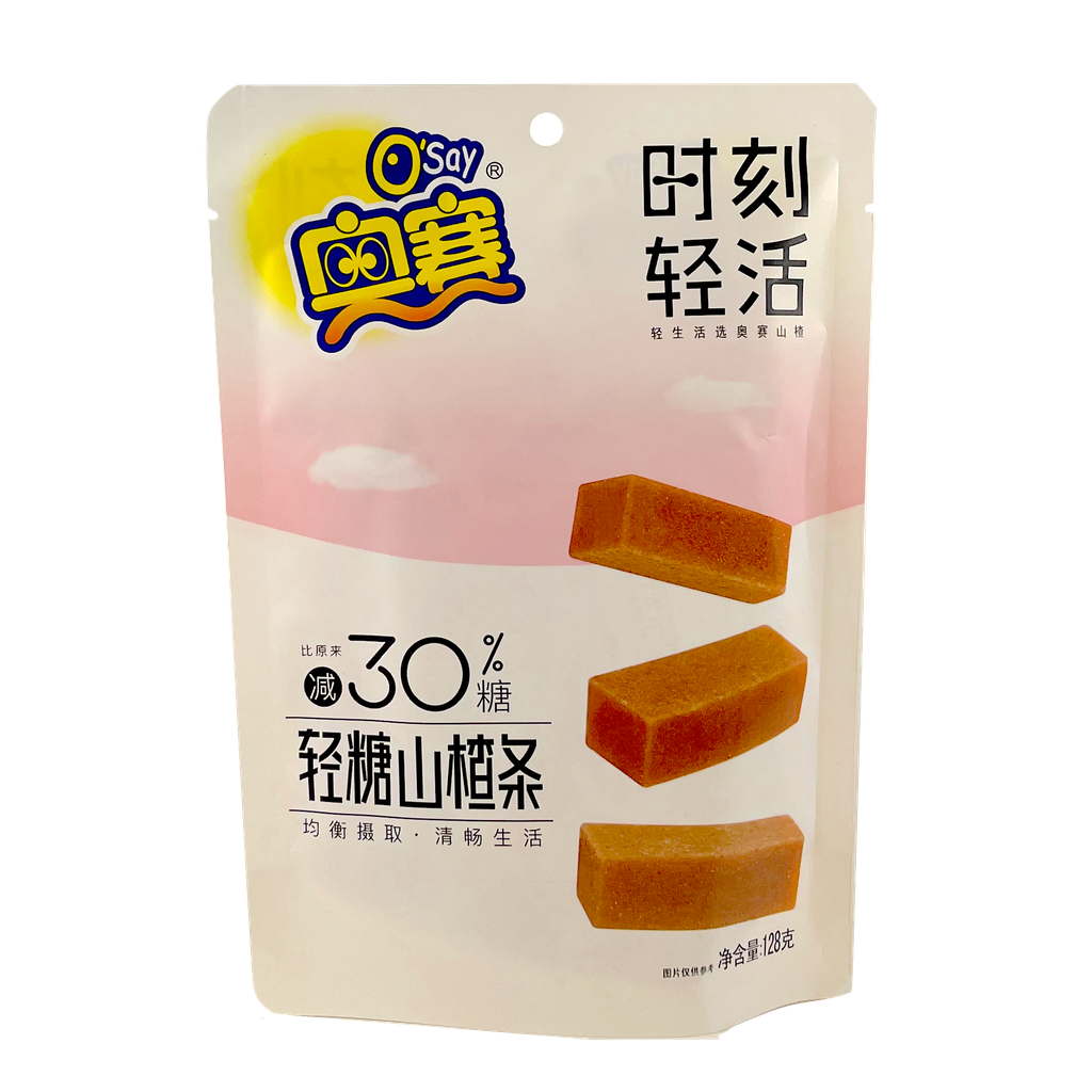 Aosai Light Sugar Hawthorn Strips 128g | 奥赛 轻糖山楂条 128g