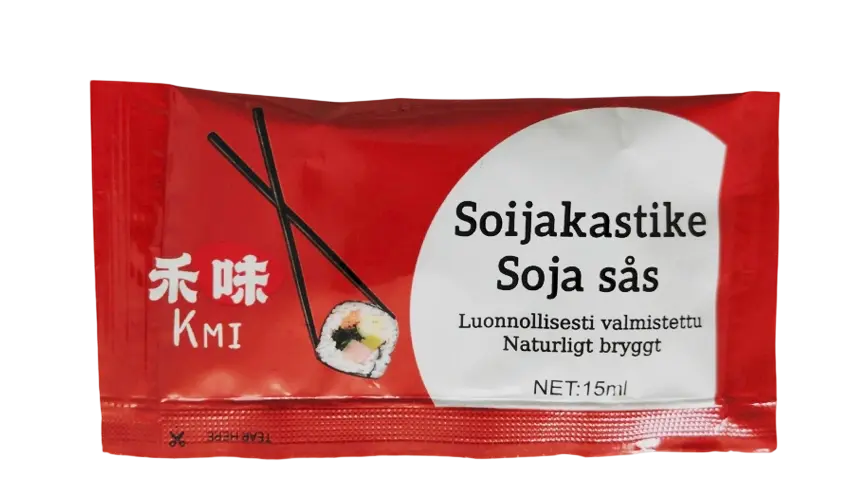 KMI 禾味 外卖酱油 15ml*500小包/箱 | KMI Soy Sauce for Take Away 15ml*500 / CTN