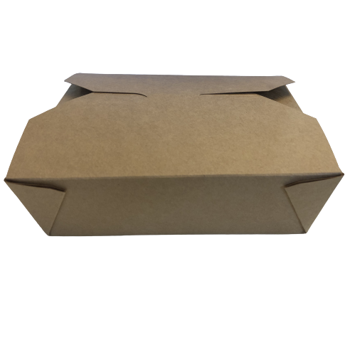 中餐 棕色牛皮纸质长方形 外卖盒 1200ml | Take Away Brown KRAFT package box 1200ml (200sets)