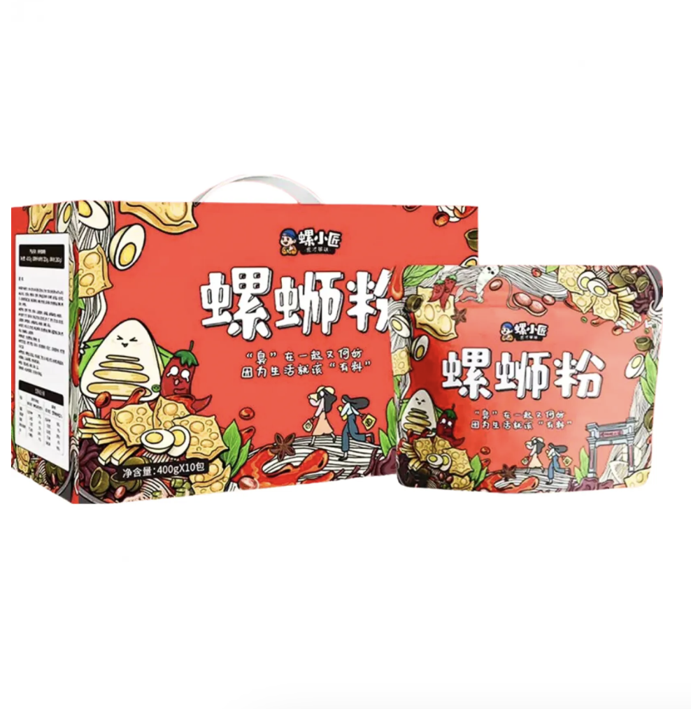 螺小匠 螺蛳粉 400g | LXJ Instant Snail Noodles 400g