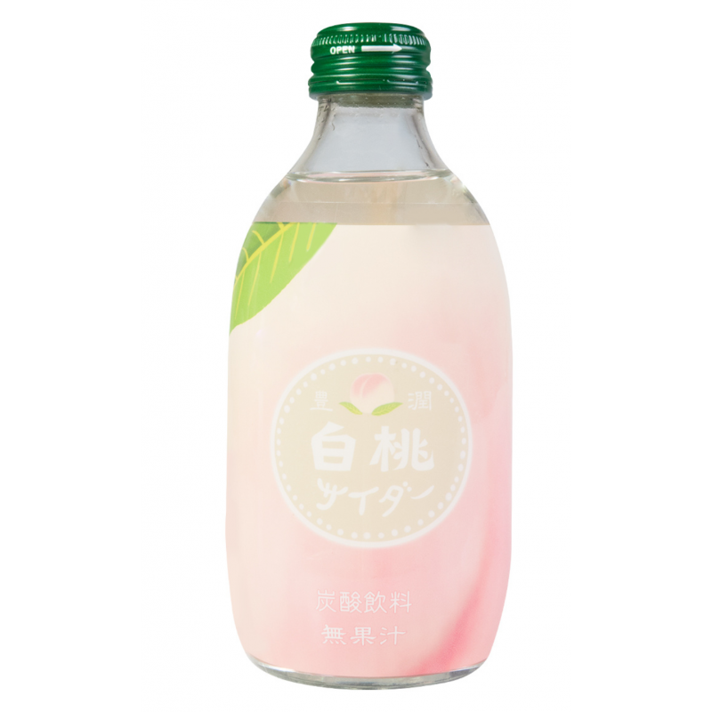 日本 Tomomasu 桃子 苏打饮料 300ML | JP Tomomasu Peach Soda 300ML