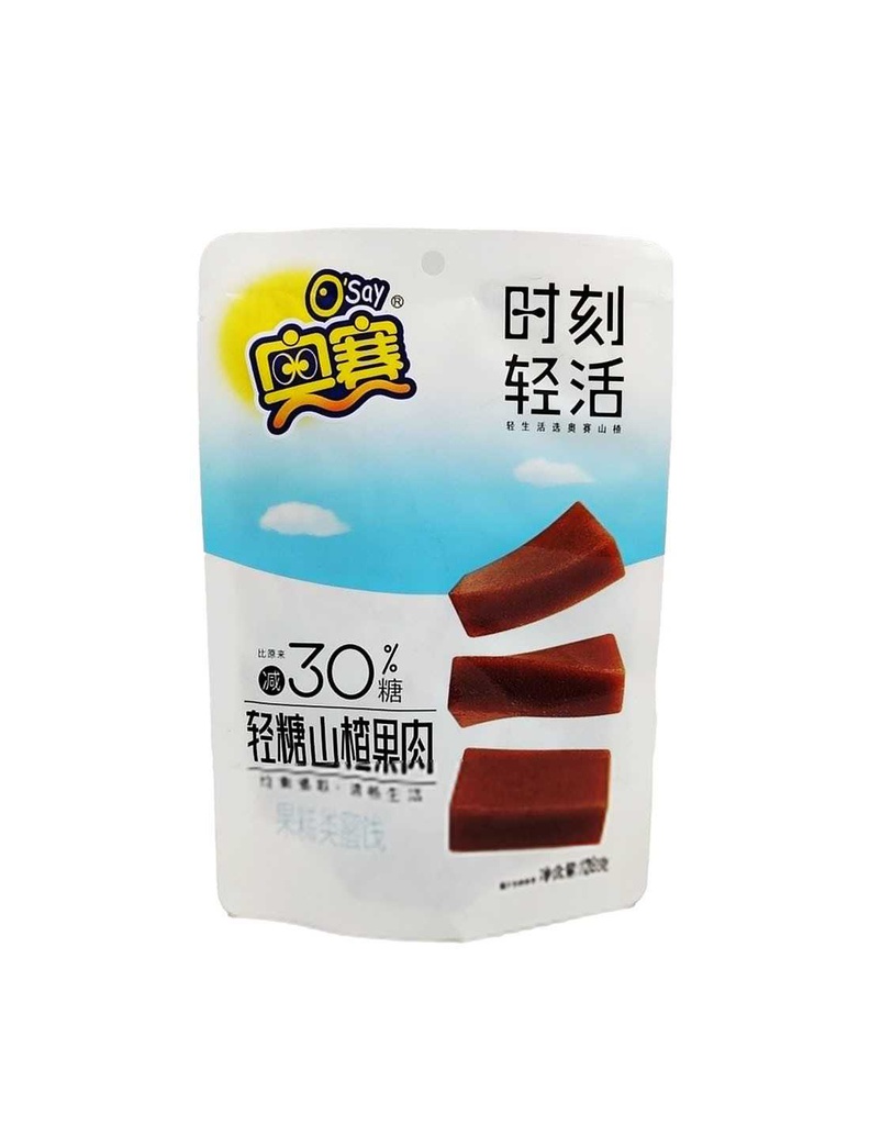  奥赛 轻糖山楂果肉 128g | Aosai Light Sugar Hawthorn Pulp 128g