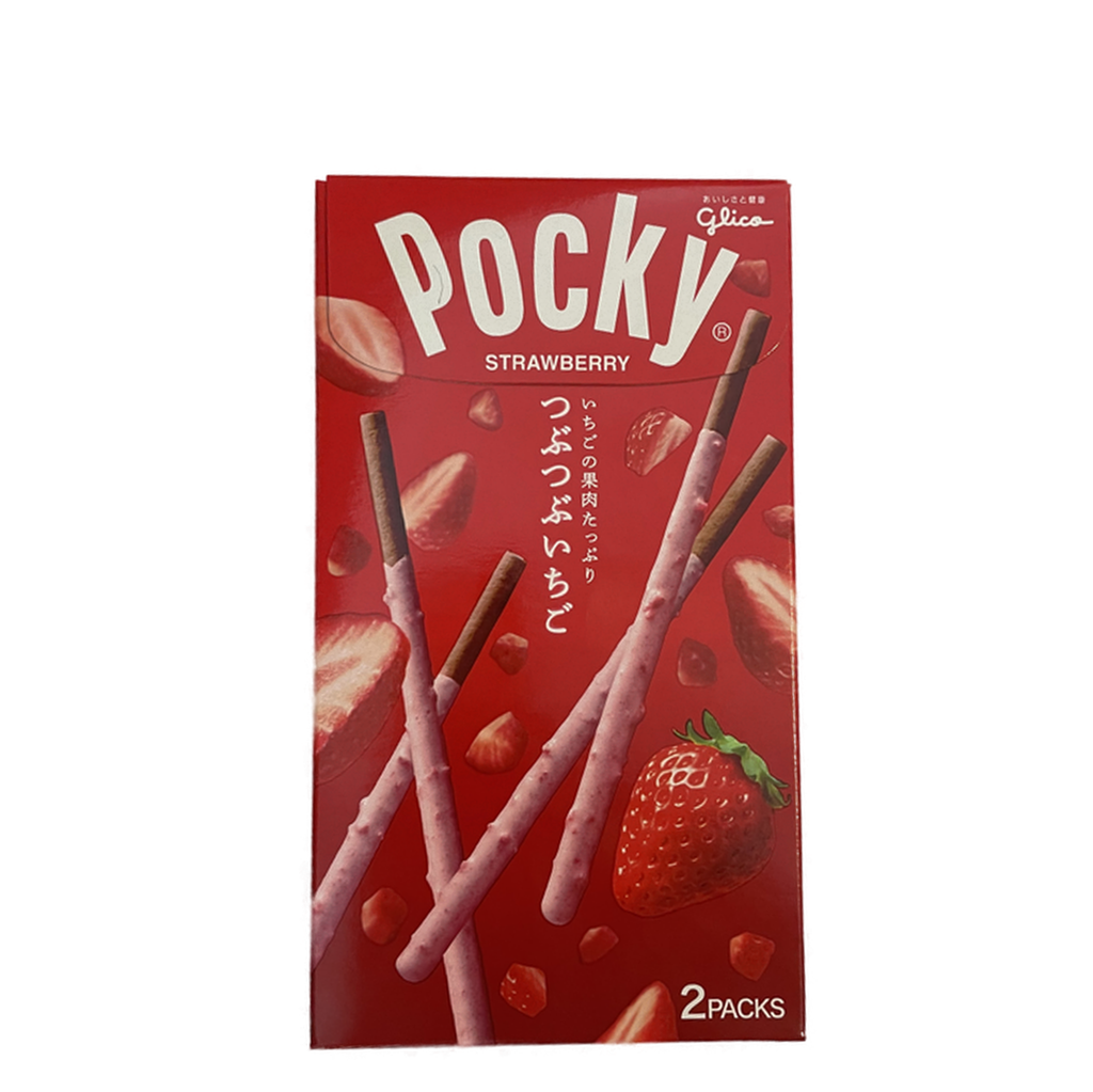 JP 百奇 草莓味巧克力棒 57.6g | JP Pocky Chocolate Tubutubu Strawberry 57.6g
