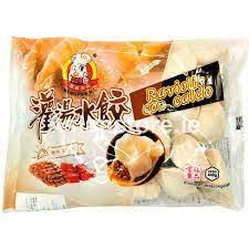 Keitetyt dumplings (sikatäyte ja liemi) 400g | 蒙福 灌汤水饺 400g