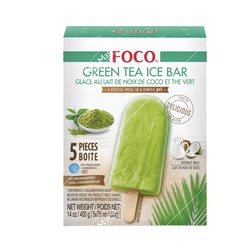 FOCO 抹茶冰棍 5*80g | FOCO Ice Stick Green Tea flavor 5*80g