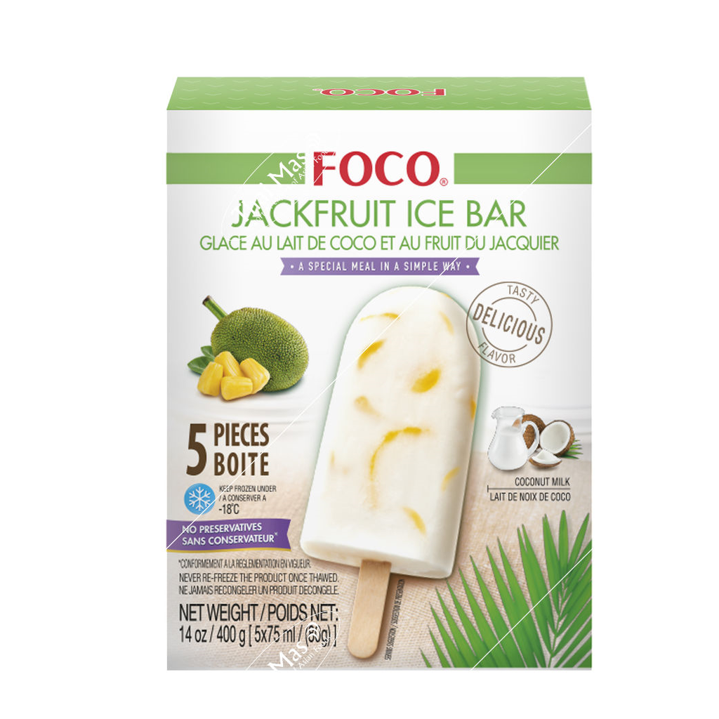 FOCO 菠萝蜜冰棍 5*80g | FOCO Ice Stick Jackfruit flavor 5*80g