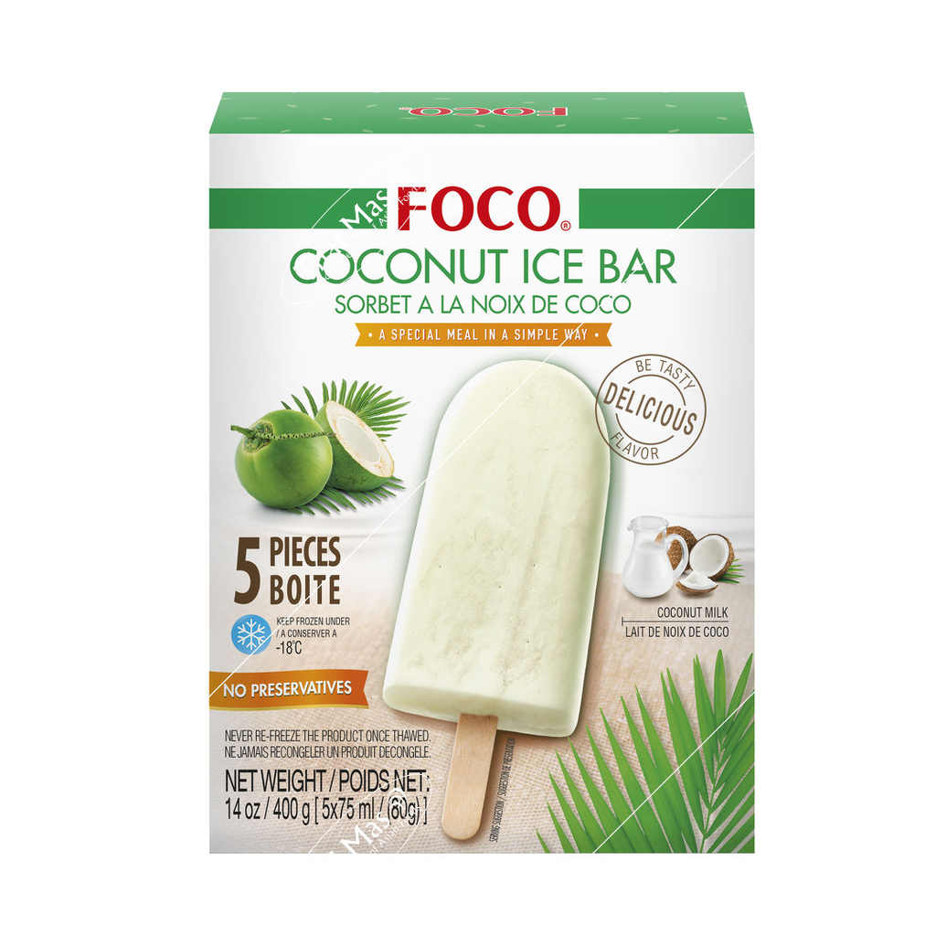 FOCO 椰子冰棍 5*80g | FOCO Ice Stick Coconut flavor 5*80g 