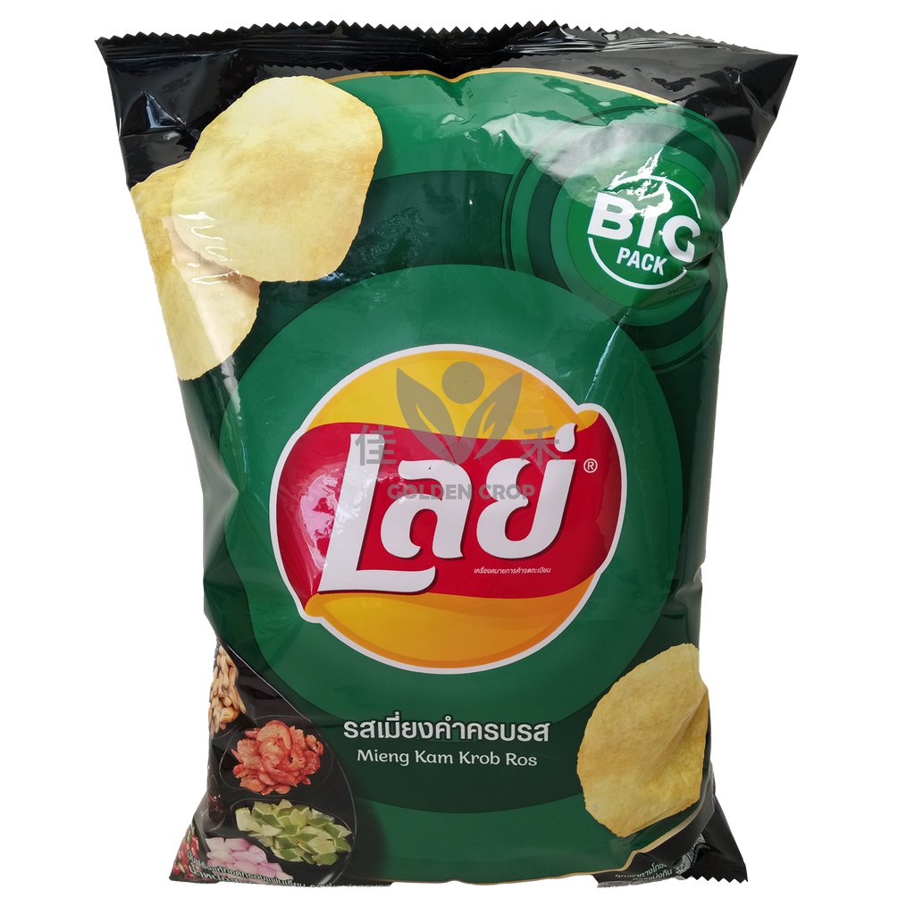 Lays Potato Chips Miang Kum 69 g | 乐事 薯片 泰式面康味 69 g