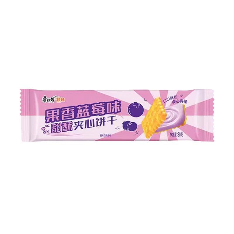 康师傅 3+2 蓝莓味 | KSF 3+2 Biscuit Blueberry Flavor 125g