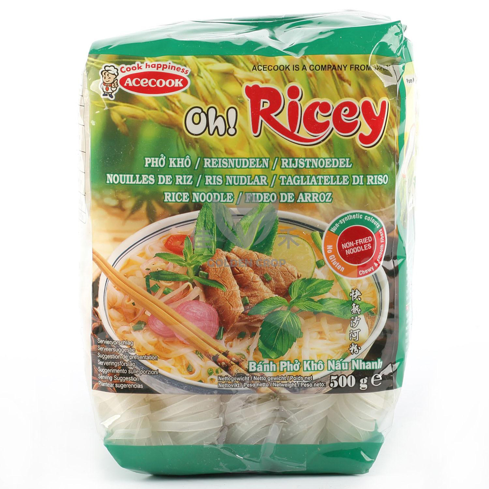 Riisinuudeli (Pho kho) 500g  | Oh Ricey 越南宽米粉 500g
