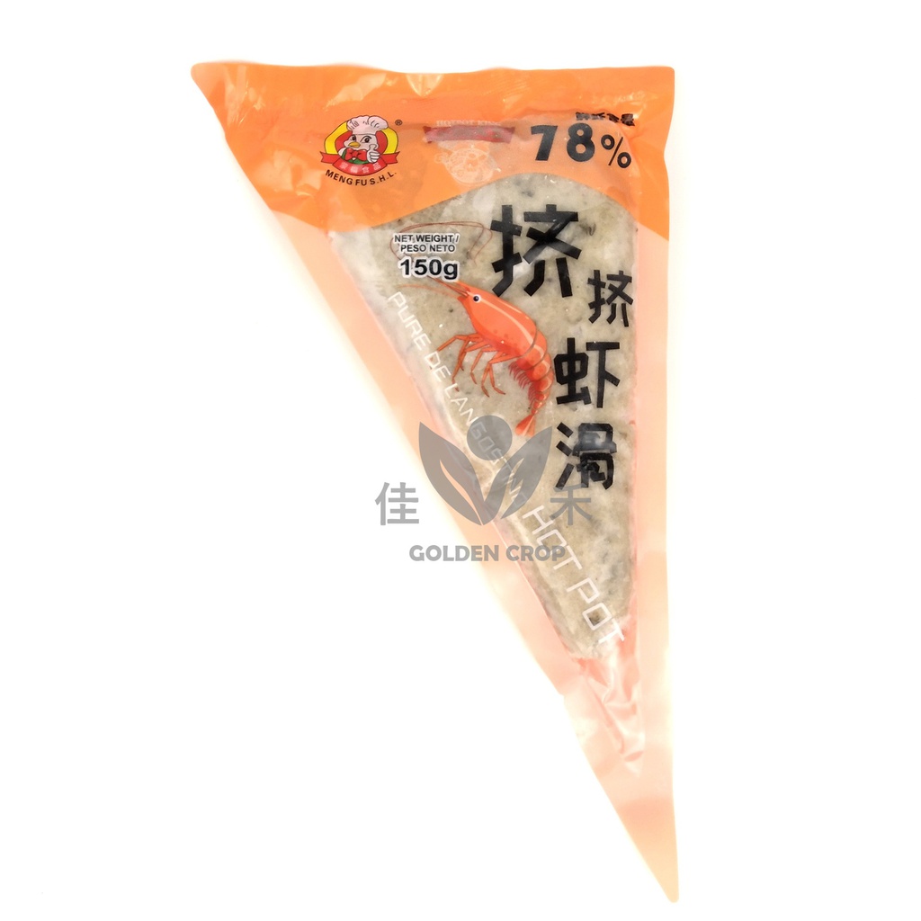 Puristettava katkaraputahna 150g | 蒙福 挤挤虾滑 150g