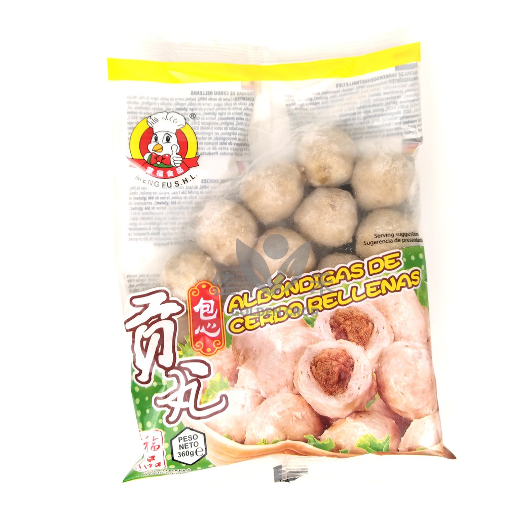 Täytetyt lihapullat (sianlihatäyte) 360g | 蒙福 包心贡丸 360g