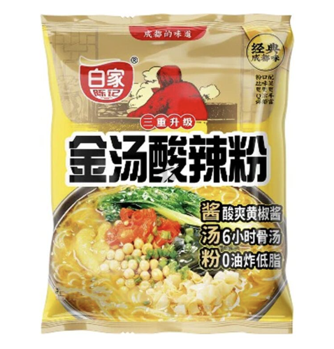 BJ Instant Vermicelli Golden Soup Sour 102g | 白家 金汤酸辣粉 102g