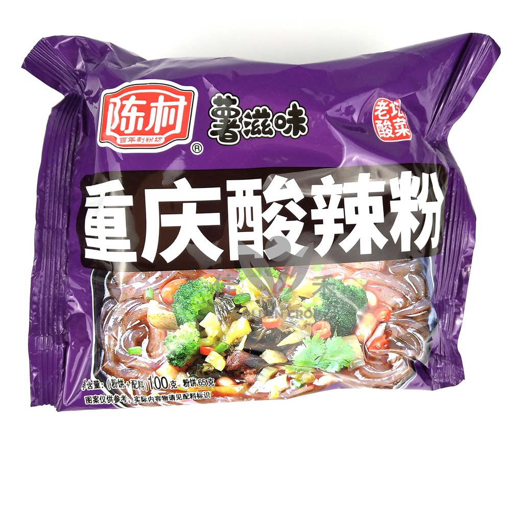 CC Hot &amp; Sour Noodles Sauerkraut flavor 100g | 陈村 酸辣粉 老坛酸菜 100g